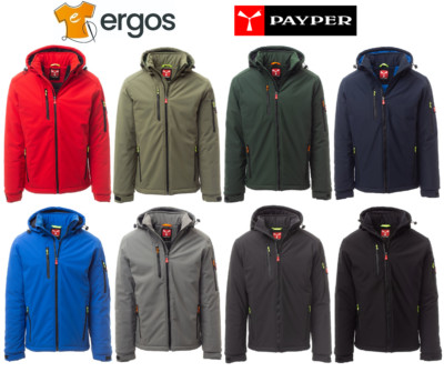 PAYPER CREEK PAD Breathable Padded Waterproof Soft Shell Jacket Pockets