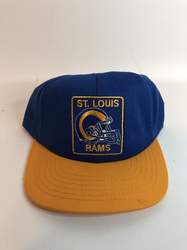 Vintage St Louis Rams Patch Hat Cap 