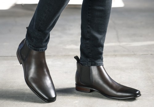 Florsheim Mens EE Extra Wide Leather Barret Plain Toe Chelsea Boots - Picture 12 of 15