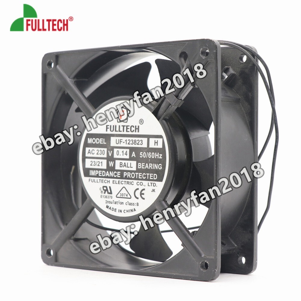 Ventola Assiale FULLTECH UF-123823H 230V 120x38mm 0.14A Per Raffreddamento Industriale