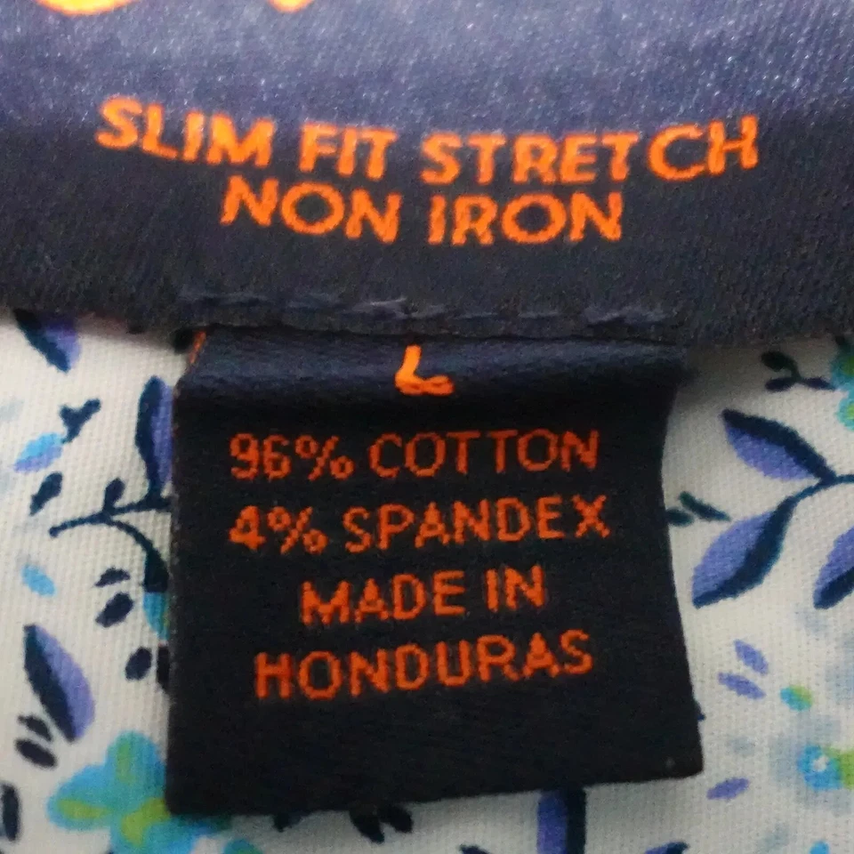 Vestido Egara Slim Camisa Elástica Masculina Grande Multicolorida Xadrez Botão Para Cima Sem Ferro - Imagem 3 de 4