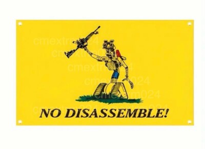 NO DISASSEMBLE Man Cave Flag 3x5  Banner Tapestry Five Alive Don t Tread On Me 