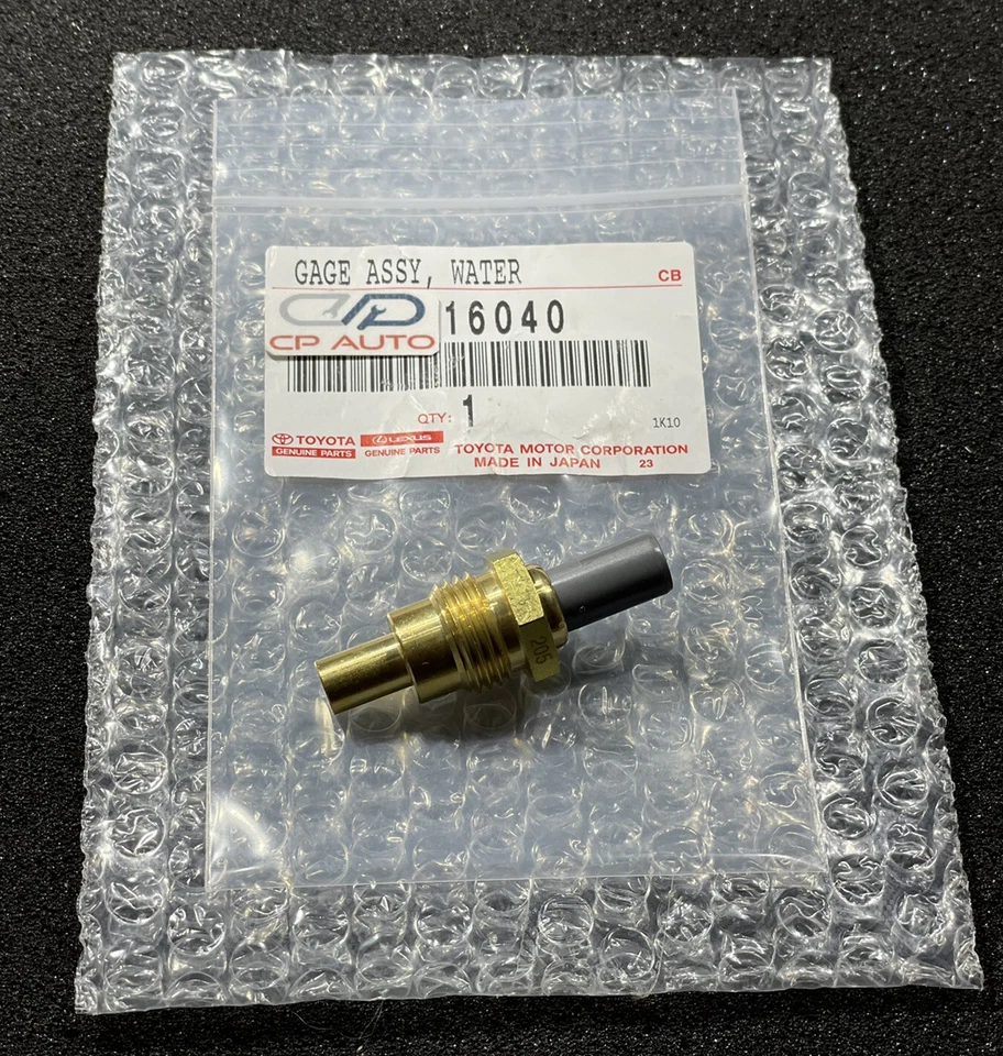 93-97 TOYOTA LAND CRUISER 4,5 L SENSOR TRANSMISOR MEDIDOR DE TEMPERATURA DEL AGUA FABRICANTE DE EQUIPOS ORIGINALES NUEVO Foto 2 de 4