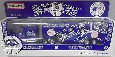 KKar Matchbox/WR - 1994 Team Collectibles - Kenworth T600 - Colorado Rockies