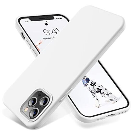 Compatible with iPhone 12 Pro Max Case 6.7 inch(2020),[Silky and Soft White