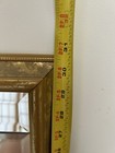 Vintage Gold Gilt Beveled Glass Panels Wall Mirror Hollywood Regency Geometric — photo 4
