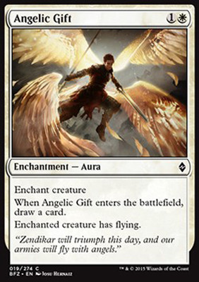 MTG 4x ANGELIC GIFT - DONO ANGELICO - BFZ - MAGIC