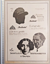 LUDWIG HOHLWEIN gro&szlig;e Werbung Reklame Kola Dallmann Dallkolat ca um 1925