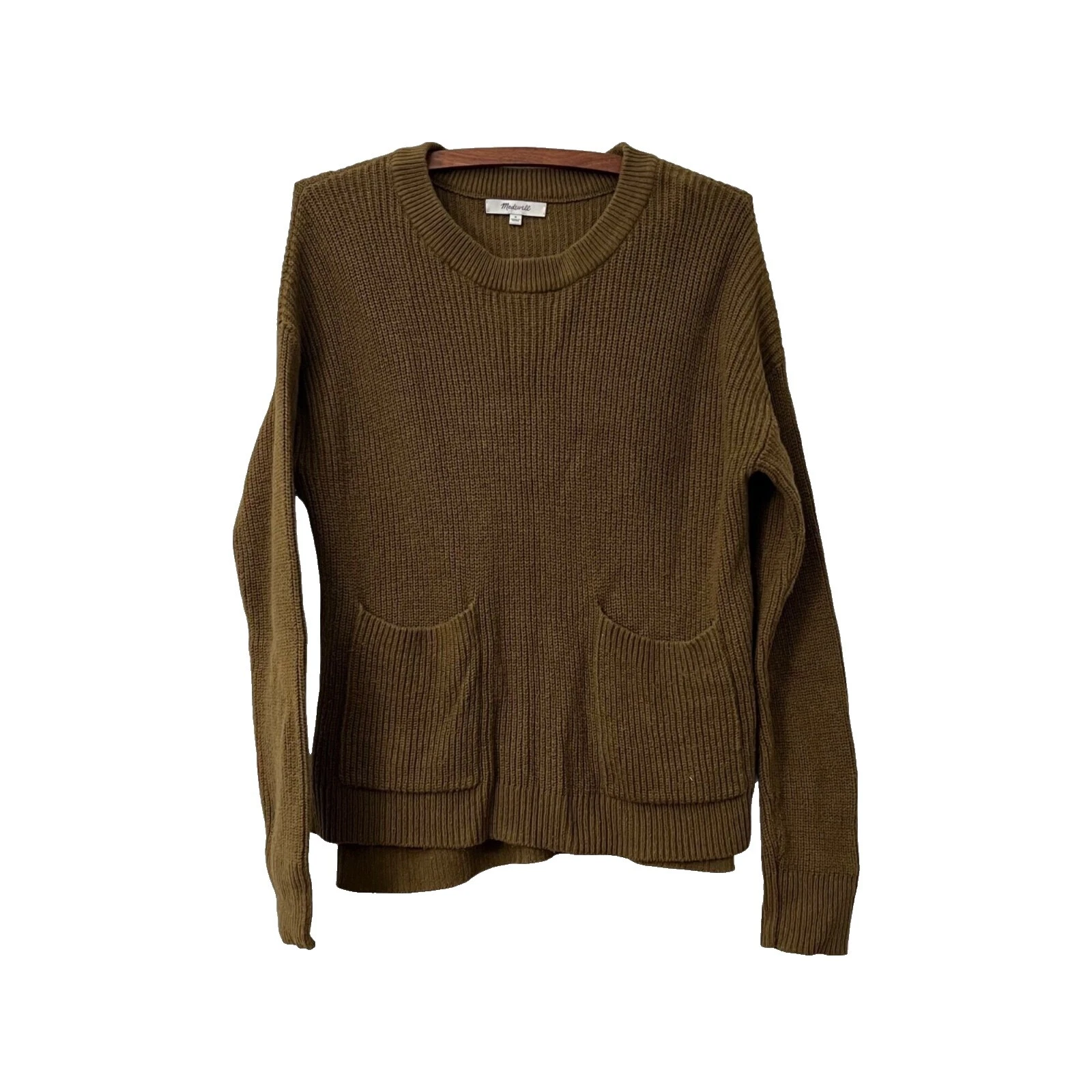Suéteres Tamaño Regular Madewell Marrón para Mujeres