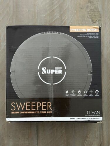 Sweeping Robot Super Cleaner Vacuum Sweeper NEW White Rechargable