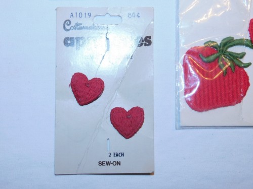 VTG LOT PATCHES SEW ON IRON FLOWER POWER JEANS BUTTERFLY APPLIQUES 60's 70's NOS - Picture 5 of 15