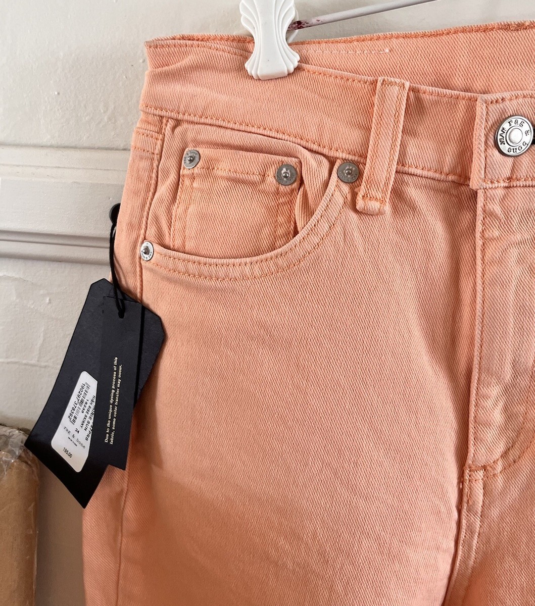 NWT New $195 RAG & BONE High Rise Skinny Jeans in Prairie Sun
