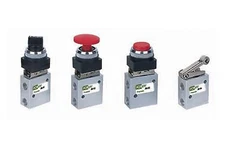 MV302-F-G Fonray Mechanical Valve 1/4" Green (Push Button)