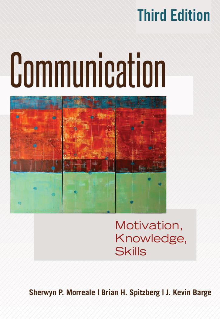 Communication Sherwyn P. Morreale 9781433117145
