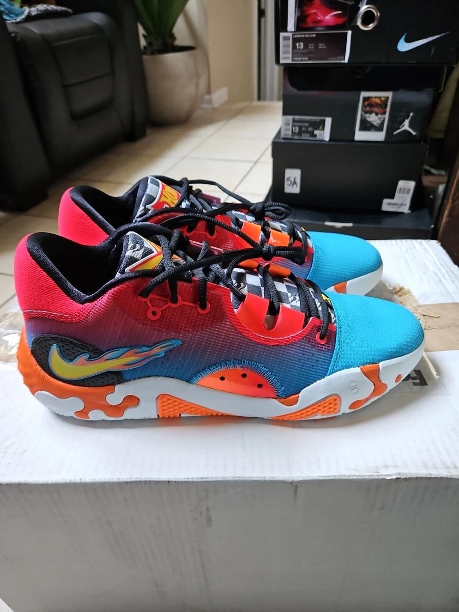Nike PG 6 x Hot Wheels Blue/Orange/Red 2022 for Sale