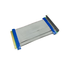 PCI-E Express Riser Card 16X To 16X Extender Extension PC Ribbon Cable Adapter h