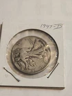 1947 Walking Liberty Half Dollar, 90% Silver, Classic U.S. Coin, Circulated