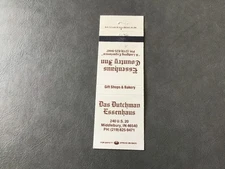 Matchbook Cover - Das Dutchman Essenhaus Middlebury IN