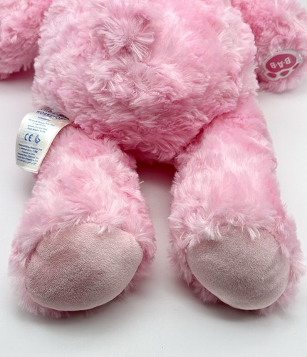 Build A Bear BABW rosa Wirbel Teddybär mit Herznase Plüsch - Bild 4 von 8