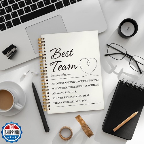 LIANGW Team Gifts Notebook Journal, Best Team Definition Office Notebooks for - Picture 5 of 5
