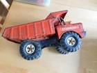 Vintage 1970s Tonka Mighty Hydraulic Dump Truck XMB-975 Red  Works