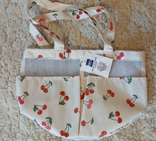 Cherry Print Mesh Shower Caddy NWT