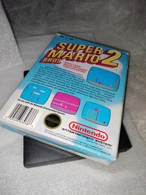 Super Mario Bros 2 NES Nintendo Box, Manual, Sleeve & Insert Only - NO GAME 