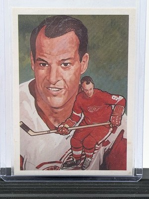 GORDIE HOWE 1987 CARTOPHILIUM HOCKEY HALL OF FAME 87 NO 16