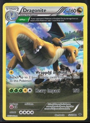 Dragonite 52/108 XY Roaring Skies 2015 Full Art Holo Rare Pokémon Card