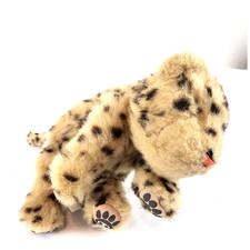 WOWWEE Wow Wee Talking Leopard Plush CUB Baby Stuffed Animal Cat TOY 10"