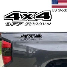 1pc 7'' 4X4 Off Road Rear Trunk Side Fender Decal Sticker For Ram Chevy Ford Etc