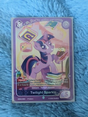 My Little Pony TCG Fantasy Wonderland Twilight Sparkle SD01-SR01 Super Kayou Nm