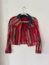 Scully XS Western Bright Red Multi-Stripe Wom...