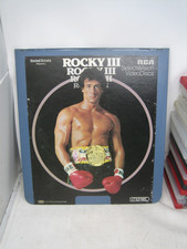 rocky III 3 ced video disc movie vtg 1982