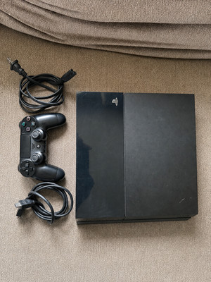 Sony PlayStation 4 PS4 500GB Console + Controller HDMI Power Cord Tested Works