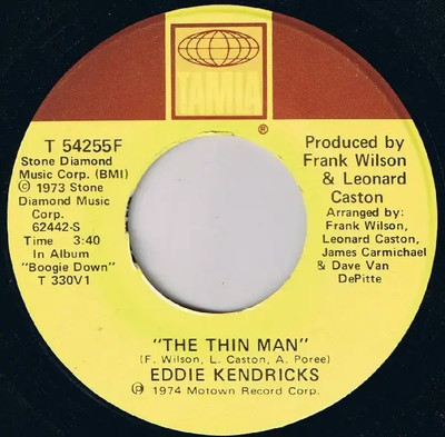 Eddie Kendricks One Tear / The Thin Man Vinyl Single 7inch Tamla
