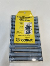 Vintage Conair Perm Rods Grand Champion Professional CW 2C Grey 3 1/4 by 5/16