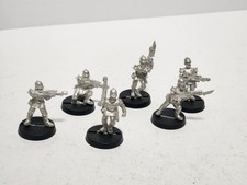 Warhammer 40k - Imperial Guard - Praetorian Guard troopers x6 - OOP metal 1997