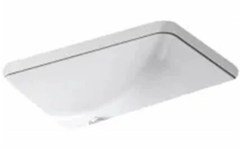Kohler K-2214-0 Ladena Lavello da Bagno Sottopiano con Trabocco, Bianco