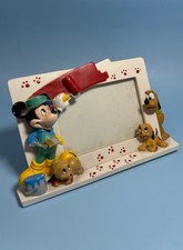 Disney Parks 3D Picture Frame Mickey Pluto Painting Dog Prints Vintage