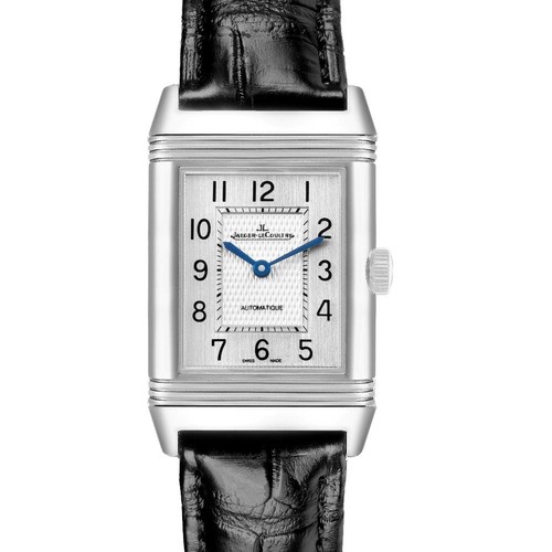 Jaeger LeCoultre Reverso Classic Medium Steel Mens Watch 212.8.S5 Q2538420 Paper