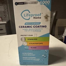 Lifeproof Home Multi-Surface Ceramic Coating Kit Stainless Countertops Glass