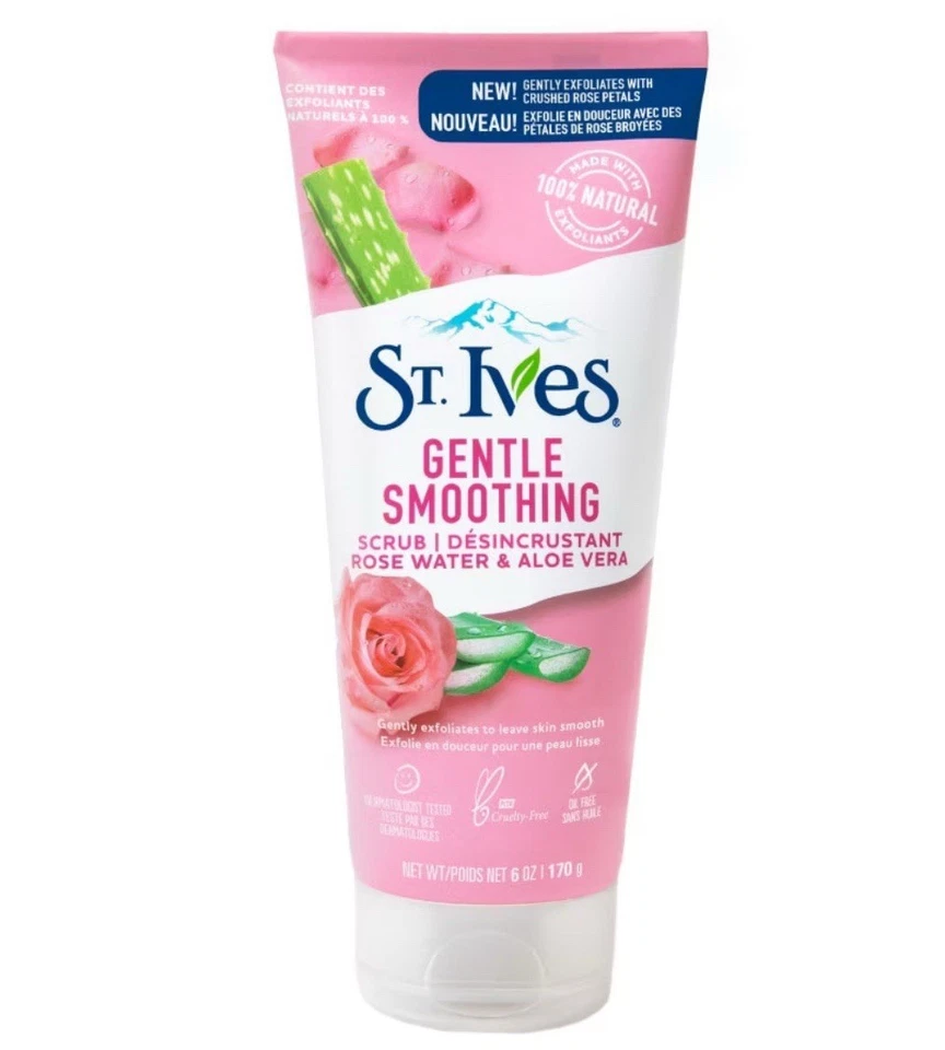 St. Ives Rose Water & Aloe Vera Scrub 170g - Image 2 of 3