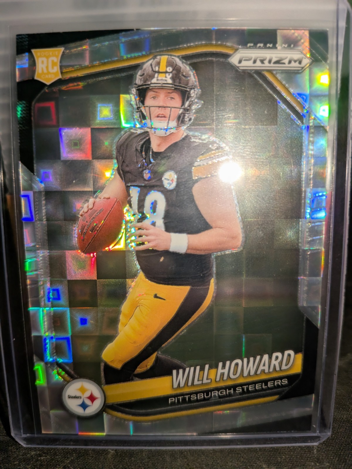 Prizm Premium 2025 Will Howard Rookie Pandora Prizm #367 Steelers /400