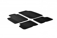 Gummi-FußMatten Dacia Logan MCV 2006-2013 (5-Sitzer) Gledring Passgenau Auto Set