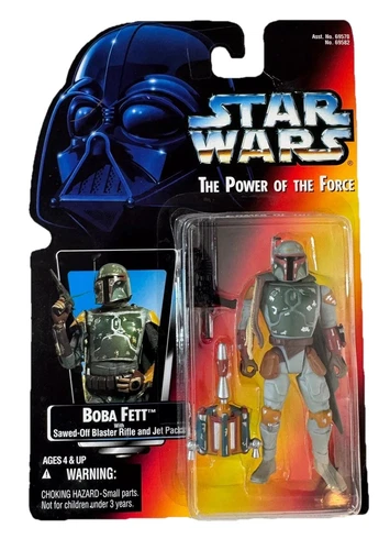 Star Wars Power of the Force Boba Fett Action Figure Unopened New On Card 1995