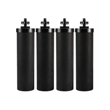 4 pcs Water Filters Replacement for Black Berkey BB9-2 Purification Elements NEW