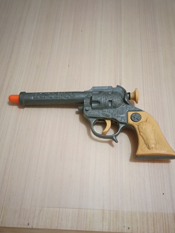 Vintage Marx Ranger Cork Toy Pistol