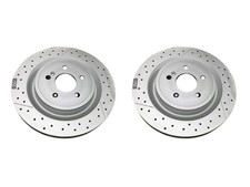 Mercedes-Benz Genuine AMG 45 Brake Discs Pair Vented Rear CLA C117 GLA X156 SLK