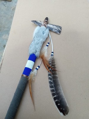 24''Decorative Agate Spike Tomahawk Home Decor Housewarming Gift Men's Cave Decor